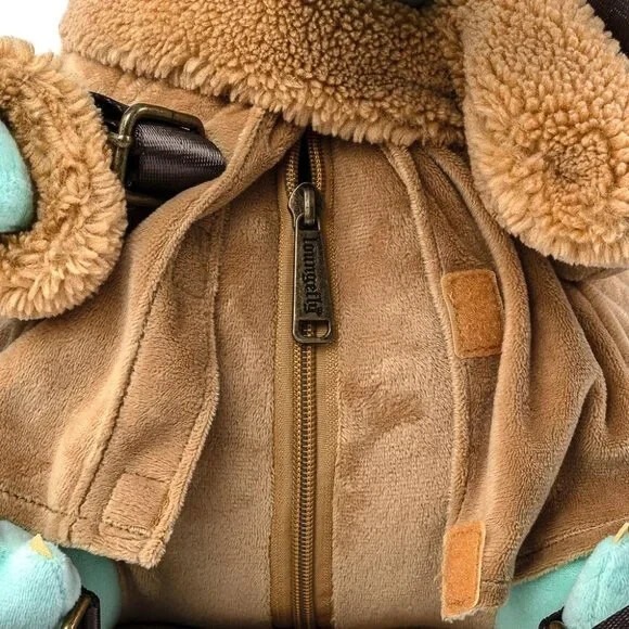 Loungefly Disney Star Wars The Mandalorian Child‎ plush Backpack Exclusive - Picture 4 of 6